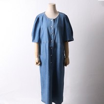 아이우먼 빅사이즈 204 캐주얼데님버튼원피스 DCHI444