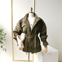 타임즈 하프 가을 간절기 카라 긴팔 야상 자켓