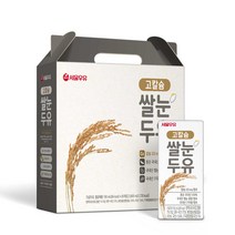 [베지밀64개토들러] 서울우유 고칼슘 쌀눈 두유, 190ml, 64개