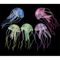 간편설치 인조해파리 장식 어항 꾸미기 인테리어, 1개