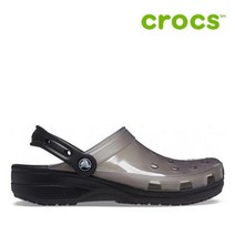 크록스 샌들 40- 206908-001 Classic Translucent Clog Black