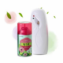 브랜드없음 [리빙굿] 자동분사기 방향제 본품 + 리필향, 자동분사기+후로랄향