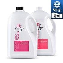 애경 케라시스 샤이닝 대용량 샴푸/린스 4000ml+펌프+샴푸 180mlx2개, KS샤이닝 대용량 샴푸 4000ml+펌프