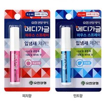 유한덴탈케어 마우스스프레이 입냄새제거 메디가글 치아 미백 치석 임냄새 백태 구취 제거 불소 잇몸 시린이 구강 청결제 치과 치약 집들이 선물, 민트향, 본상품선택