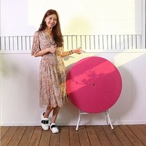 [단품구성] 한국파라솔 국산 FRP 카본 2단 파라솔 직접세트구성 - 테이블 및 의자 물통받침대는 추가로 구매하셔야 됩니다, 46. 원형 테이블 [청색]