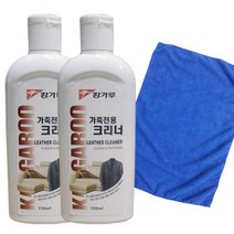 청소용품전문 가죽크리너150ml+150ml 클리너 걸레40x40cm세트, 1개