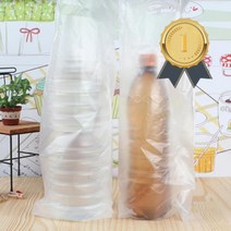 페트병 비닐 2cmx48cmx2 8cm 500장 상호 인쇄 페트병비닐 비닐봉투 봉투인쇄