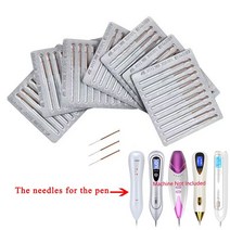 수술용 멸균 바늘 미니 소형 점 제거 펜 반점 주근깨 플라즈마 포인트 기계 미용 장비 100 개