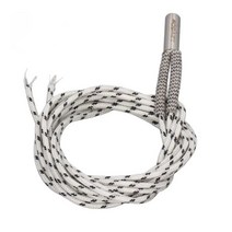 카트리지 히터 봉 막대 돼지꼬리히터 교체용 3D 프린터 히팅 튜브 50W 히터 카트리지 고온 내성, 01 2M_02 DC12V