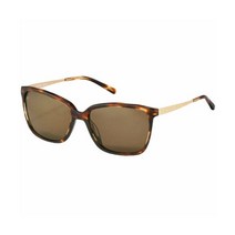 선글라스 Rodenstock 여성용 Havana and Gold 아세테이트 프레임 브라운 렌즈 R3298 B 160930