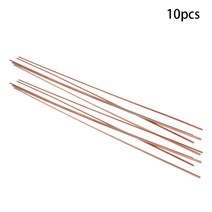 용접봉 인두기 주물 알미늄 동 스텐 CO2 신제품 인광체 구리 브레이징 3510 개 황동 노란색 1.3mm 두께 3mm 너비 400 mmpcs 길이 사각 플랫 바, [03] 10pcs