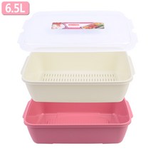 채반 쏙 보관용기 6.5L 채반밀폐용기 채반보관용기 반찬통 주방용기 플라스틱용기 일반밀폐 보관용기 채반밀폐용기/채반보관용기/반찬통/주방용기/플라스틱용기, 본상품선택