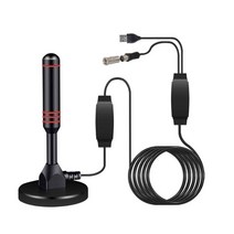 지상파 DTMB DVB-T HD TV 안테나 실내 블랙 USB 앰프 디지털 자동차 공중