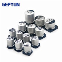 자동차 슈퍼 캐패시터SMD 6.3V 10V 16V 25V 35V 50V 알루미늄 전해 콘덴서 1 미크로포맷 Gepyun 22 33 47, 05 16V22UF 10PS