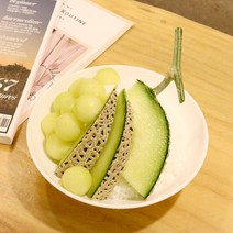 리빙패밀리 라운드볼 빙수그릇 빙수볼 팥빙수 그릇, 1개, 화이트