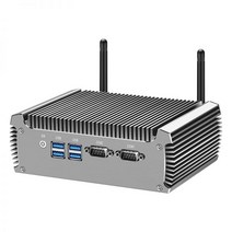 스틱PC 초 미니 PC MINIPC 안드로이드 피시 팬리스 인텔 코어 i3 5005U i5 5200U i7 5500U 듀얼 기가비트 이더넷 2 * RS232 HDMI + VGA W, NO RAM No SSD NoWIFI, Intel Core i3-4005U