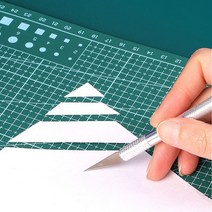 [P1M] 커팅매트 책상 재단판 A2 책상깔판 고무작업판 칼판 / 매트 셀프 책상매트 고무판 책상고무판 재단용매트 데스크매트 깔판 커터칼 커팅조각칼 조각도 조각칼 박스커터 택배칼 언박싱칼 ( P1M / 632594EA ), 본상품선택