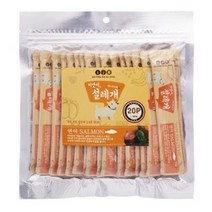 이맛이 설레개 연어피부 피모 20p 강아지 간식