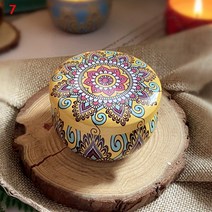 Scented Candles Fragrance Handmade jar Dried Flowers Tinplate Box Mini Tins for Wedding Gift Home De, 7
