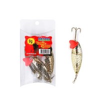 배스 삼치 산천어 계류낚시 곰보 스푼 골드 9g 메탈, 본상품선택