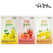 남도농산 자몽 유자 레몬 콤부차 30포 x 3박스 (총90포), 유자콤부차 3박스