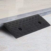 문턱 낮은 진입판 경사로 안전발판 블랙 50x22x5, 1개