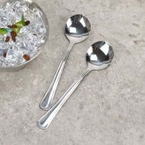 빙수 스푼 수저 설빙 화채 디저트 아이스크림 땡땡이 스텐