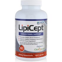 HCP 포뮬러 - LipiCept - 식물성 스테롤 함유 천연 콜레스테롤 지원 포뮬러 - 이미 정상 범위 내에서 건강한 콜레스테롤 수치 유지 -