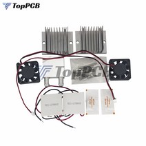 pc 부품열전 펠티에 쿨러 반도체 에어컨 냉각 시스템 냉동 TEC1-12706 DIY 키트 DC 12V, 한개옵션0