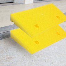 계단 문턱 휠체어 진입판 높이7cm 안전 경사로발판 2개, 상세 참조