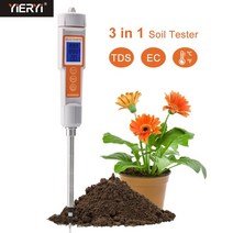 정원 잔디 농기구 농기계 디지털 토양 측정기 온도 tds ec 0-10000uscm, 한개옵션0