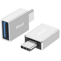 USB C 타입 to USB3.0 OTG젠더 C타입(수) to USB-A(암) RL007, C타입-USB3.0 젠더, 실버 RL008, 1개