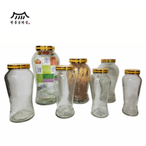 경성 인삼주병 1.3리터 술병 담금주병 과실주병 담금주, 유리병 1.8L, 1개