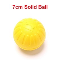 1Pc 내구성 EVA 로프 볼 디스크 플라이어 잡아 당김 장난감 대화 형 개 씹기 가져 오기 던지기 비치 호수, 04 7cm Solid Ball