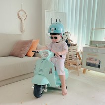 말짜샵 베스파 유아 미니 전동스쿠터, 레드