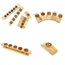 다식틀 다식판 떡틀 약과틀 떡도장 떡살 추석 모양틀 다식 방앗간 떡집, 5구떡틀, 1개