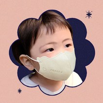 루나 마이플라워 5매 초소형마스크 1세~4세 추천 유아마스크 아기마스크 키즈마스크 영유아마스크, 옐로우 5매