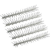 전체 스테인레스 비둘기퇴치망 베란다 버드스파이크 비둘기퇴치용품, 버드스파이크 3개(총 길이 1.5m)