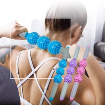 파워몬 롤러 마사지 스틱 마사지롤러 필라테스 요가 종아리 알 근육 제거, 핑크
