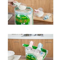 반려동물 소형 대형견 계량쌀컵 집게컵 쌀바가지 잡곡비닐 팝콘용컵 고양이사료 가정용, 1개, 오리쌀바가지-인디블루