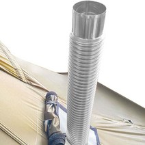 불멍화로대 캠핑화로대 30cm 스테인레스 스틸 스토브 파이프 굴뚝 연도 단단한 멀티 연료 야외 캠핑 목재, 01 as shown