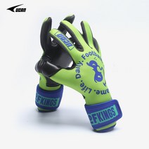 축구 골키퍼장갑 Ucan Ruike 전문 어린이 축구 골키퍼 게임 훈련 골키퍼 갠트리 소프트 라텍스 미끄럼 방지 두꺼운 장갑, 하나의 크기는 모두 맞는, 밝은 회색 7