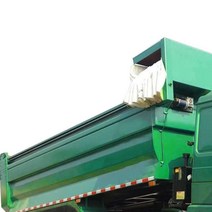 비산방지 덤프 트럭 자동 덮개 갑바 호로 방수포 화물, 녹색 원형 강선 외부 3.5x2.5m