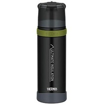 일본직발송 4. 써모스(THERMOS) THERMOS (써모스) 산전용 스테인리스 보틀 500ml FFX -501 (매트 블랙 (MT, One Size_매트블랙, One Size_매트블랙