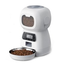 자동 개 고양이 피더 35L 건조 식품 2L 애완 동물 물 분수 음료 스마트 그릇, 없음, 3.5L feeder+Without USB plug