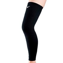 MIZUNO (미즈노) 배구 무릎 서포터 (슈퍼 롱) V2MY802009F 블랙 F