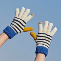 일상화보 클라인 여성 니트 스마트터치 장갑