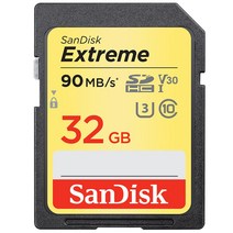 샌디스크 익스트림 SDXC 메모리카드, 32GB
