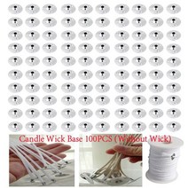 캔들만들기 DIY 양초 61m 긴 면 짠 심지 아로마 테라피 에센셜 오일 수제 왁스, 100 개 심지 기초