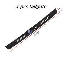 수전사필름 탄소 섬유 자동차 스티커 보호 스트립 도어 씰 방수 필름 SAAB SCANIA 9000 428 03-10 9-3 9-5, 02 1pcs tailgate